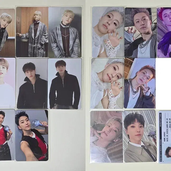 21장] 세븐틴 호시 포카 트레카 캐럿존 멤버십 키트 ID GV 호우콘