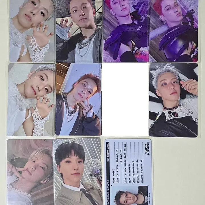 21장] 세븐틴 호시 포카 트레카 캐럿존 멤버십 키트 ID GV 호우콘