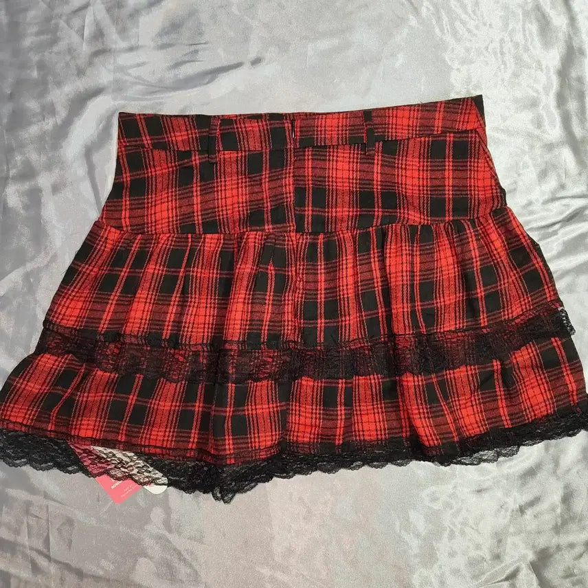 [BUNJANG] ROMWE Frill Gothic Punk Skirt / [새상품/택포]양산형 지뢰계 고스로리 고스펑크 고딕 프릴 ROMWE 치마