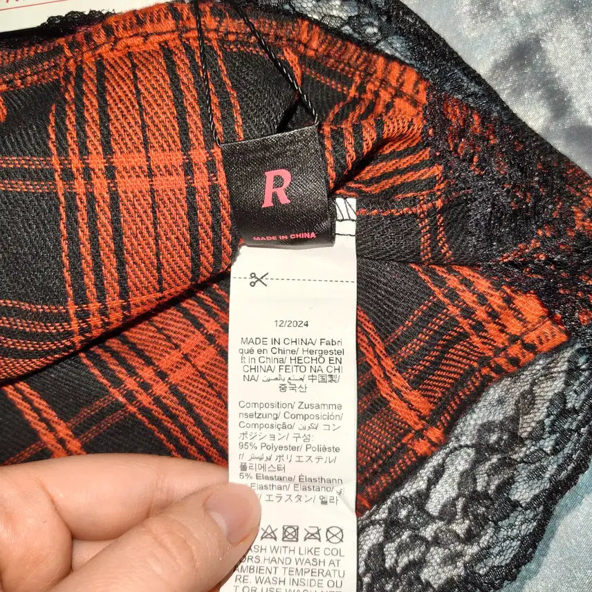 [BUNJANG] ROMWE Frill Gothic Punk Skirt / [새상품/택포]양산형 지뢰계 고스로리 고스펑크 고딕 프릴 ROMWE 치마