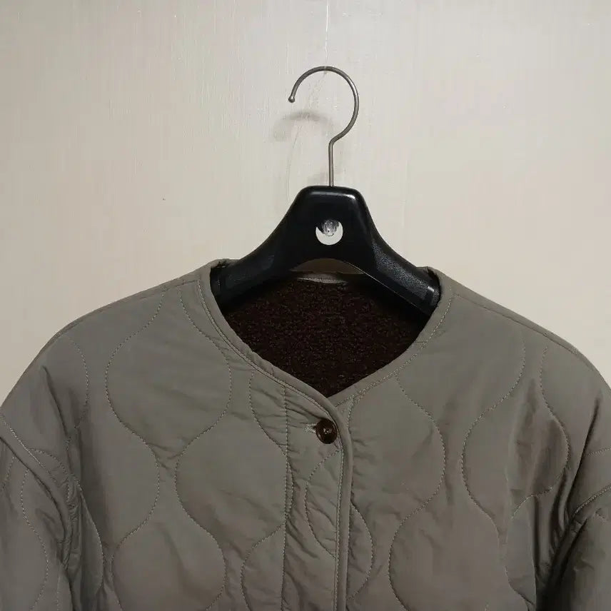 [BUNJANG] Quilted Puffy Jacket Coat M / 퀼팅 뽀글이 자켓 코트 M