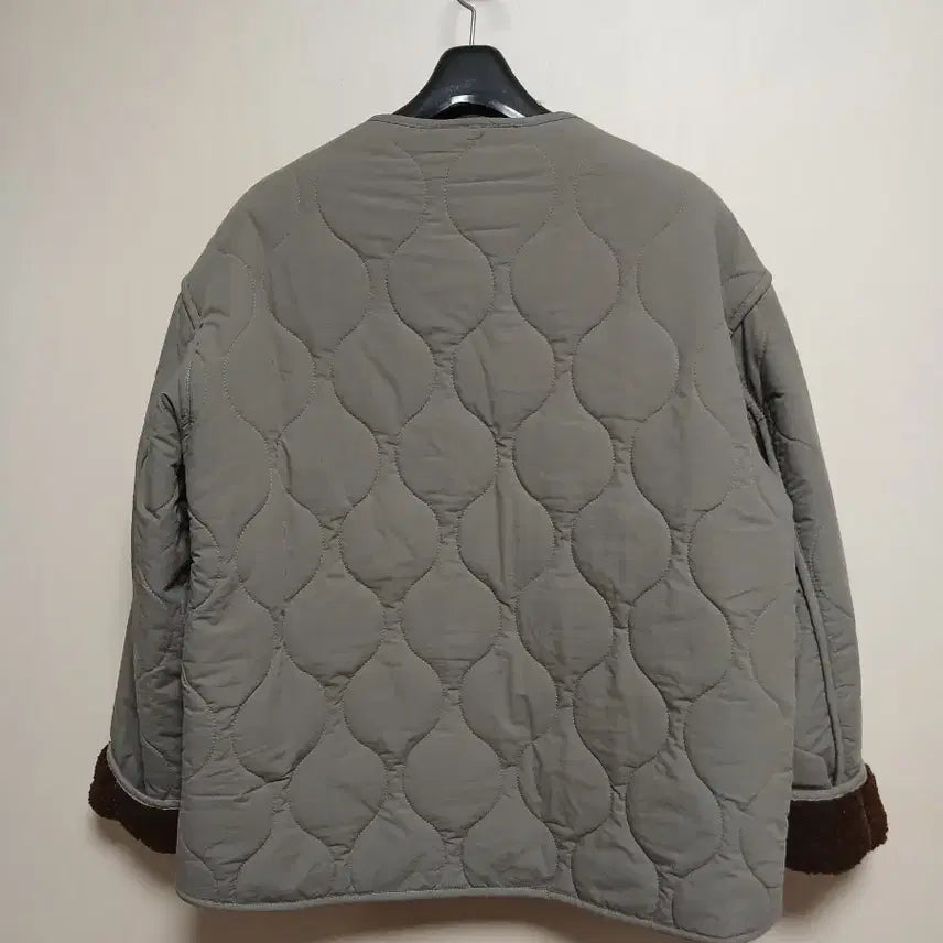 [BUNJANG] Quilted Puffy Jacket Coat M / 퀼팅 뽀글이 자켓 코트 M