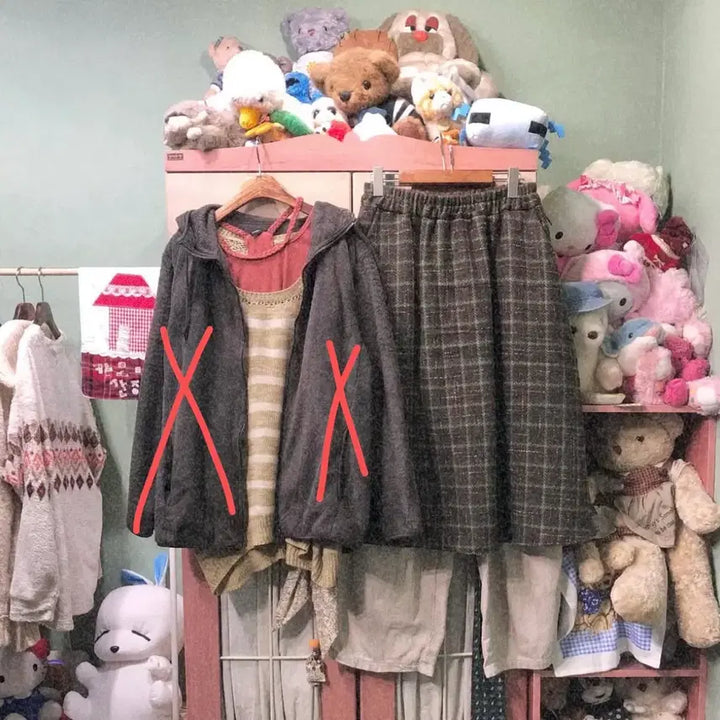 [BUNJANG] Kamome Sanjang Vintage Set / 카모메 산장 빈티지 코디