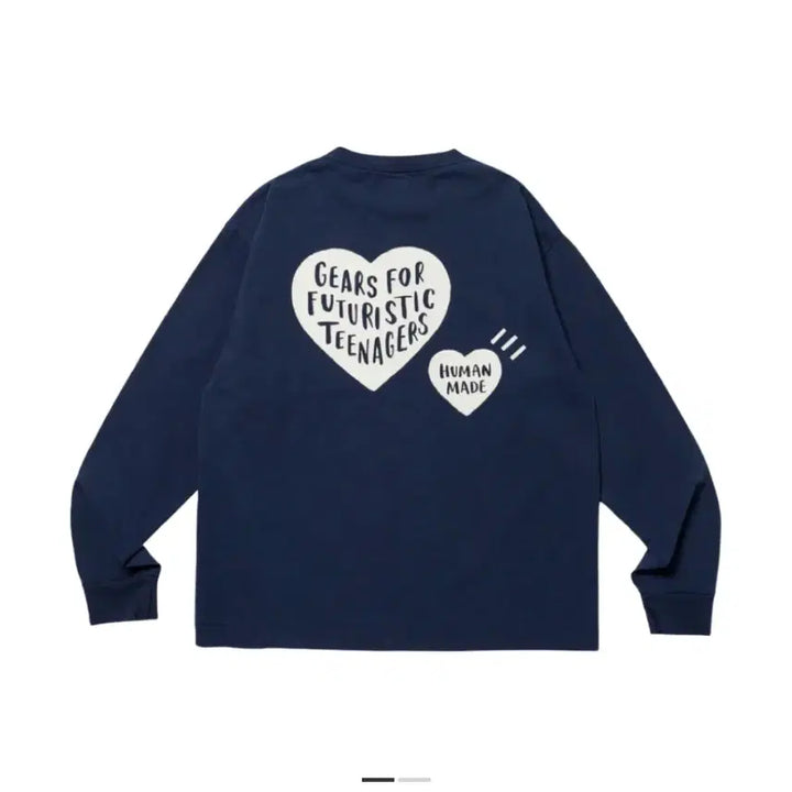 [BUNJANG] Human Made Graphic Long Sleeve T-shirt Navy / XL) 휴먼메이드 그래픽 롱슬리브 티셔츠 #6 네이비
