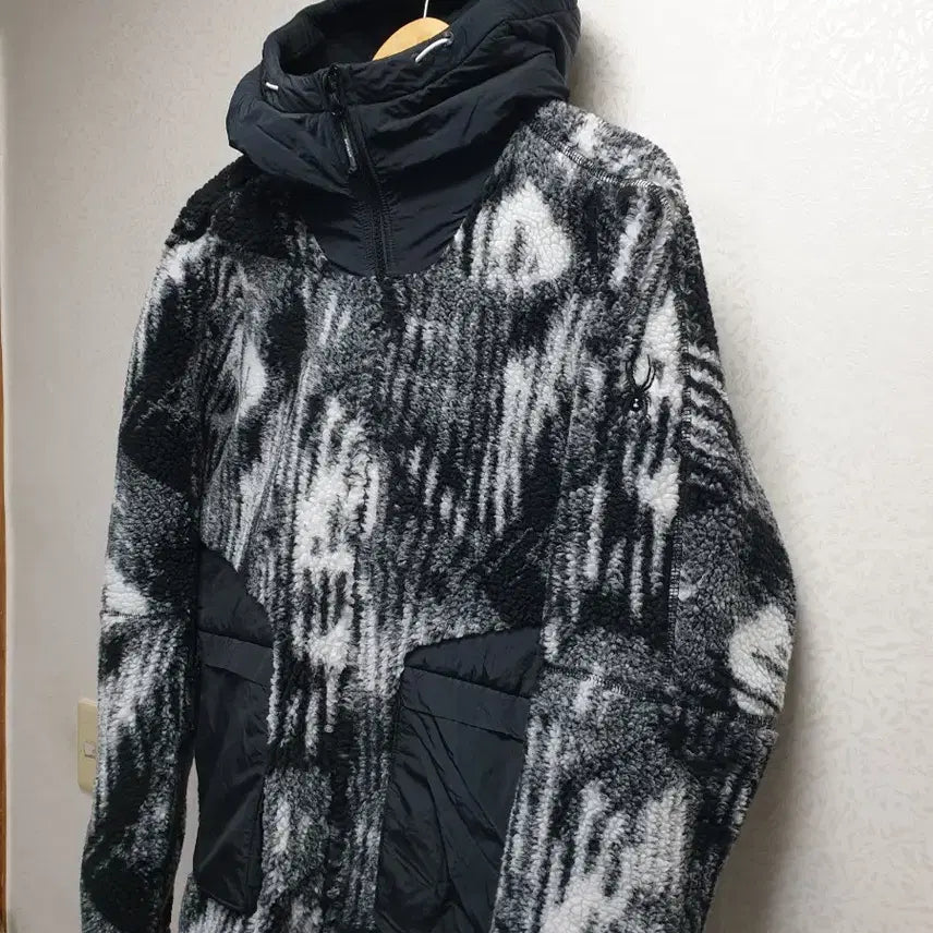 [BUNJANG] Spider Luster Fleece Hoodie Zip-up / [L/100/정품] 스파이더 러스터 플리스 후드집업