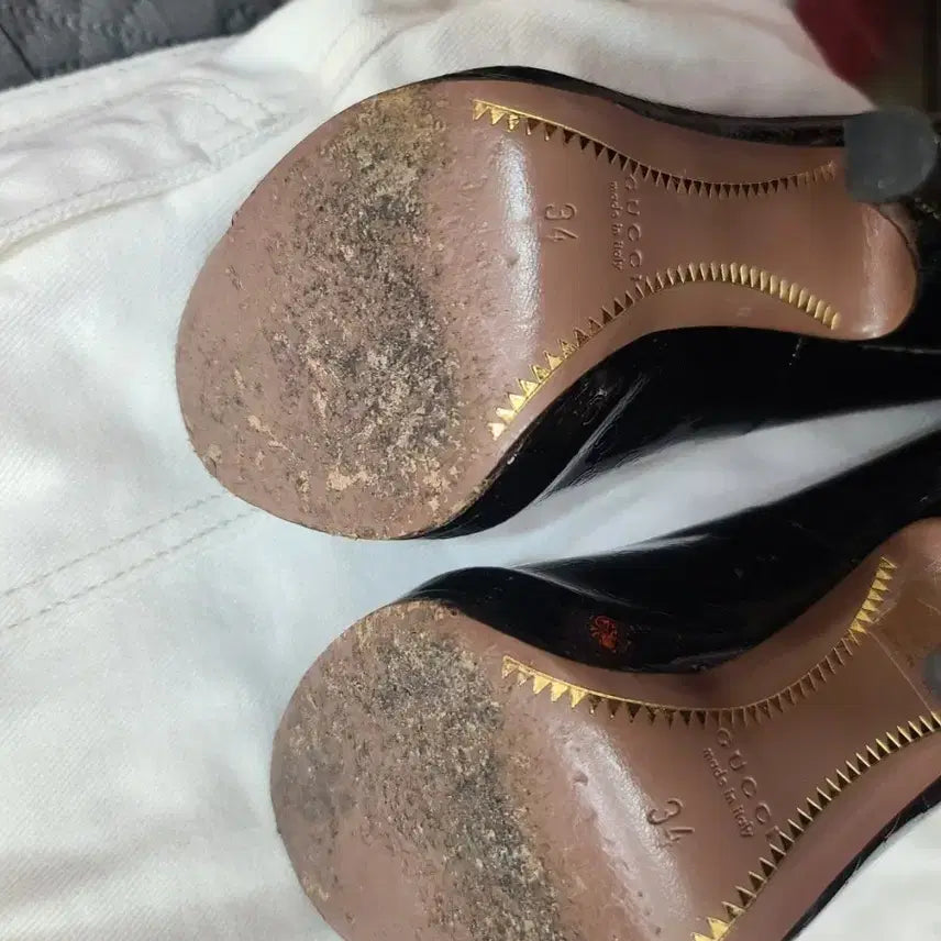 [BUNJANG] Gucci Black High Heel Pumps / 구찌 블랙 하이힐34