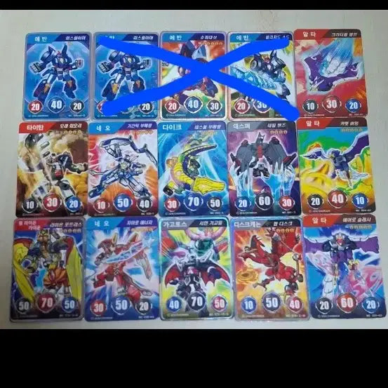 [BUNJANG] Turning Mecard Cards Bundle Set / 터닝메카드 카드 8장