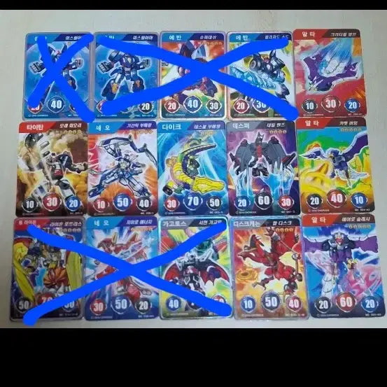 [BUNJANG] Turning Mecard Cards Bundle Set / 터닝메카드 카드 8장