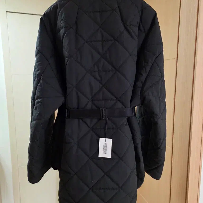 [BUNJANG] TIME Black Quilted Jacket / TIME 타임 블랙 퀼팅 자켓