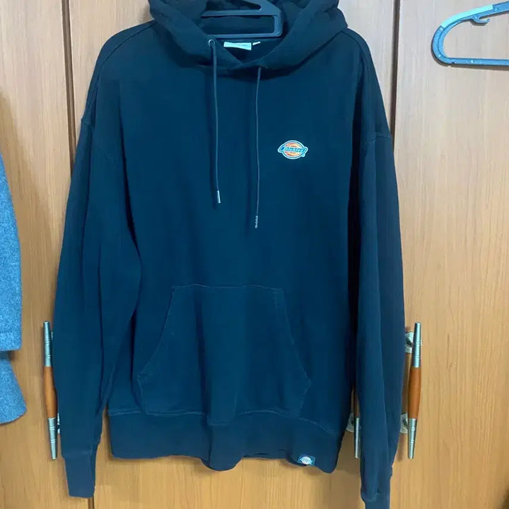 [BUNJANG] Dickies Black Hoodie L Size / [DICKIES] 디키즈 블랙 후드티셔츠 L사이즈