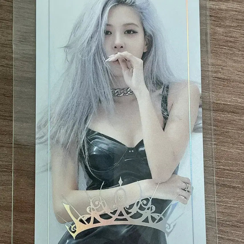 블랙핑크 더앨범 특전포카 로제