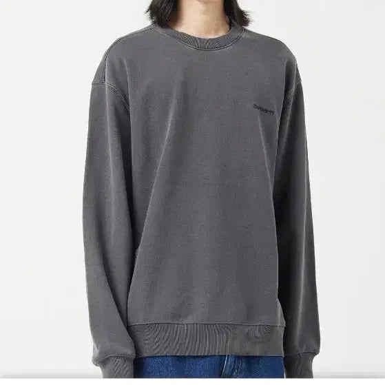 [BUNJANG] Carhartt WIP Dust Script Sweatshirt / 칼하트 더스터 스크립트 스웻셔츠