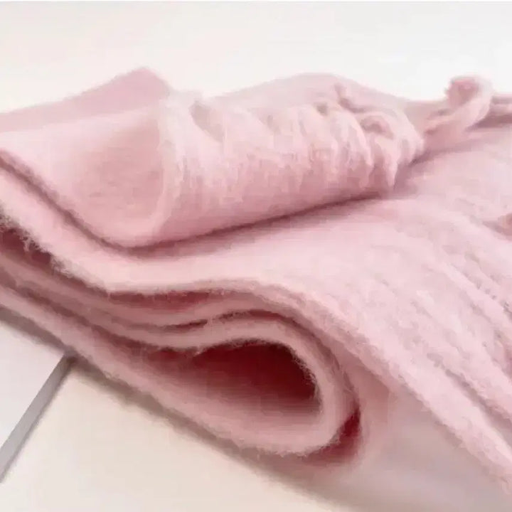 [BUNJANG] Ablie Pink Scarf / 분홍색 핑크 머플러 목도리 에이블리 판매 지그재그 옷장정리 스카프