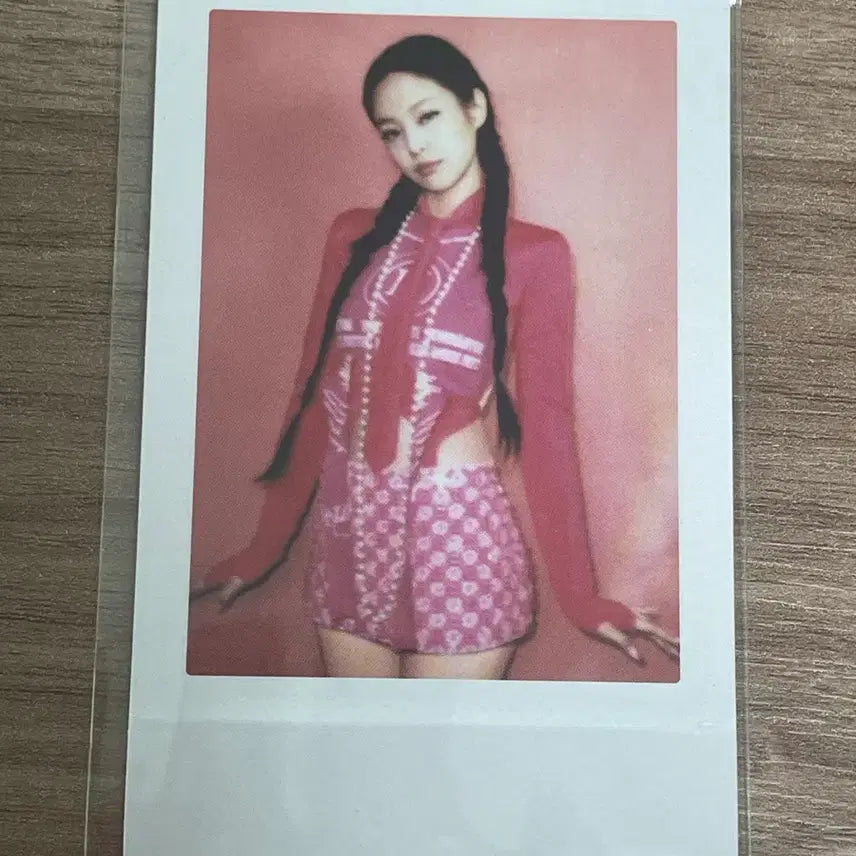 블랙핑크 본핑크 인스턴트 필름 포토카드 제니