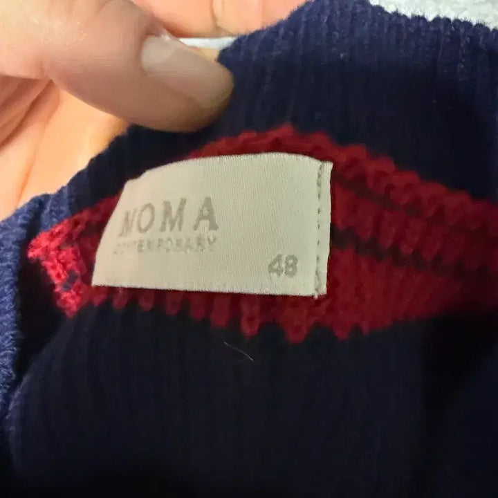 [BUNJANG] Moma Design Knit Red Navy 48 / 모마디자인 니트 레드 네이비 48