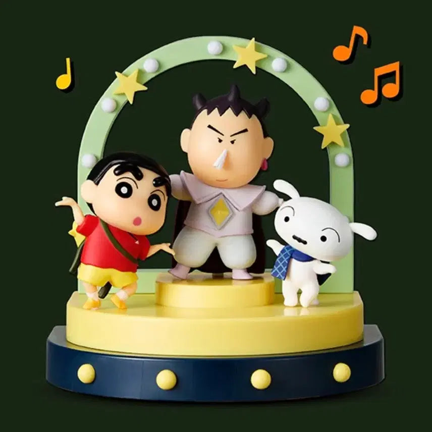 [BUNJANG] Crayon Shin-chan Menggu Dancers Figure / CGV 짱구는못말려 댄서즈 피규어 맹구 짱구 흰둥이