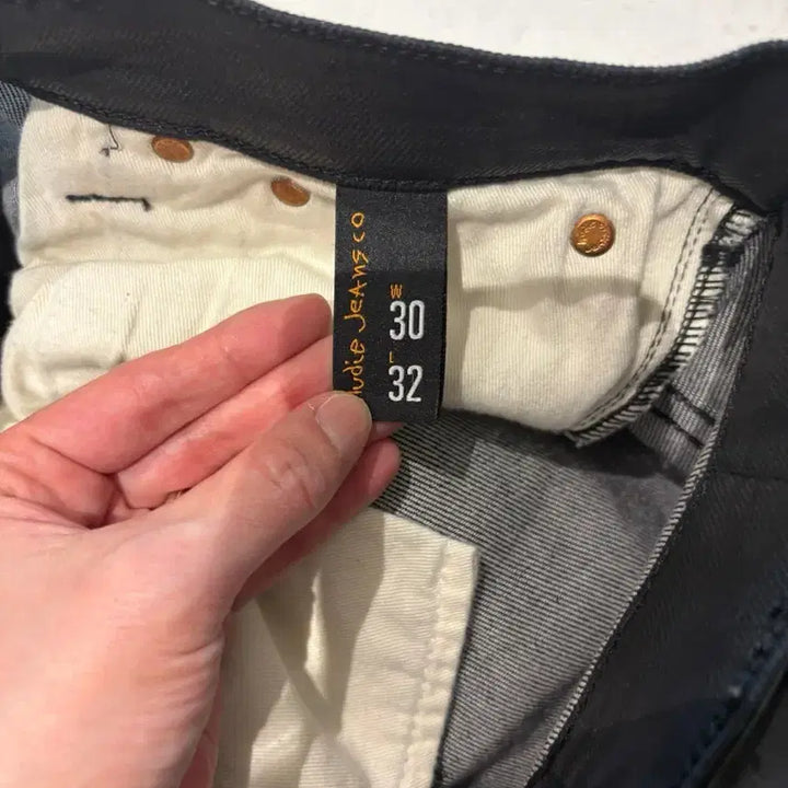 [BUNJANG] Nudie Jeans Black Denim Pants W30 L32 / 누디진 블랙 데님 팬츠입니다 사이즈는 W30 L32입니다