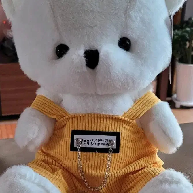 [BUNJANG] 35cm Bear Doll / 노란색 멜빵바지 35cm 곰인형(새상품)