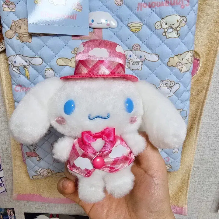 [BUNJANG] Sanrio Cinnamoroll Mascot Plush / 시나모롤 퓨로랜드