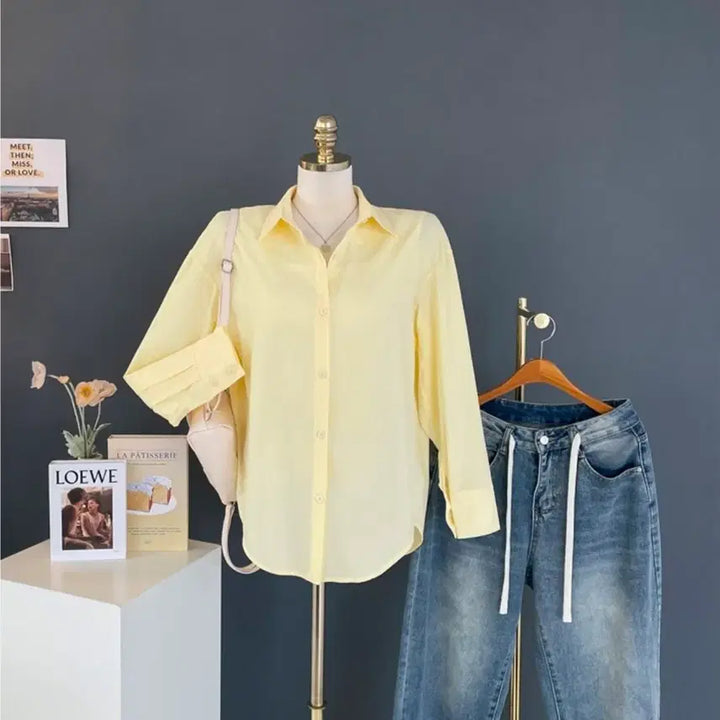 [BUNJANG] Oversized Shirt / 컬러 남방 셔츠 루즈핏 박스핏 오버핏셔츠