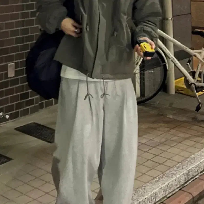 [BUNJANG] Reversible Khaki Hooded Yasan Padding / 리버시블 후드 야상 패딩