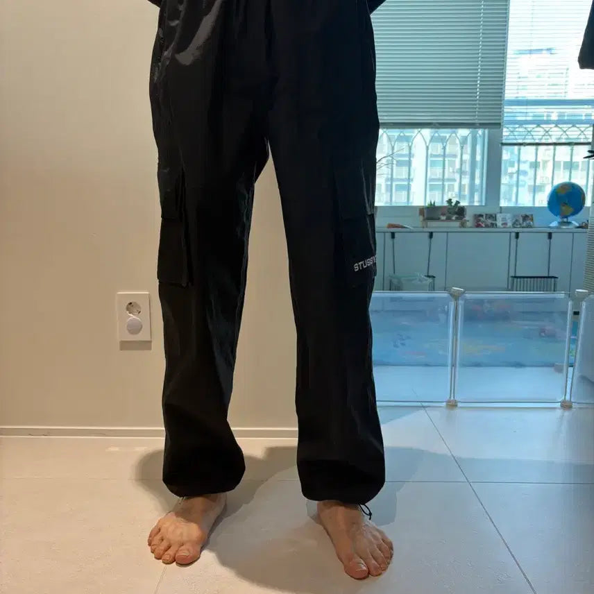 [BUNJANG] Stussy Cargo Jogger Pants (Black) M / Stussy 스투시 블랙 카고 조거 팬츠 M(새상품)