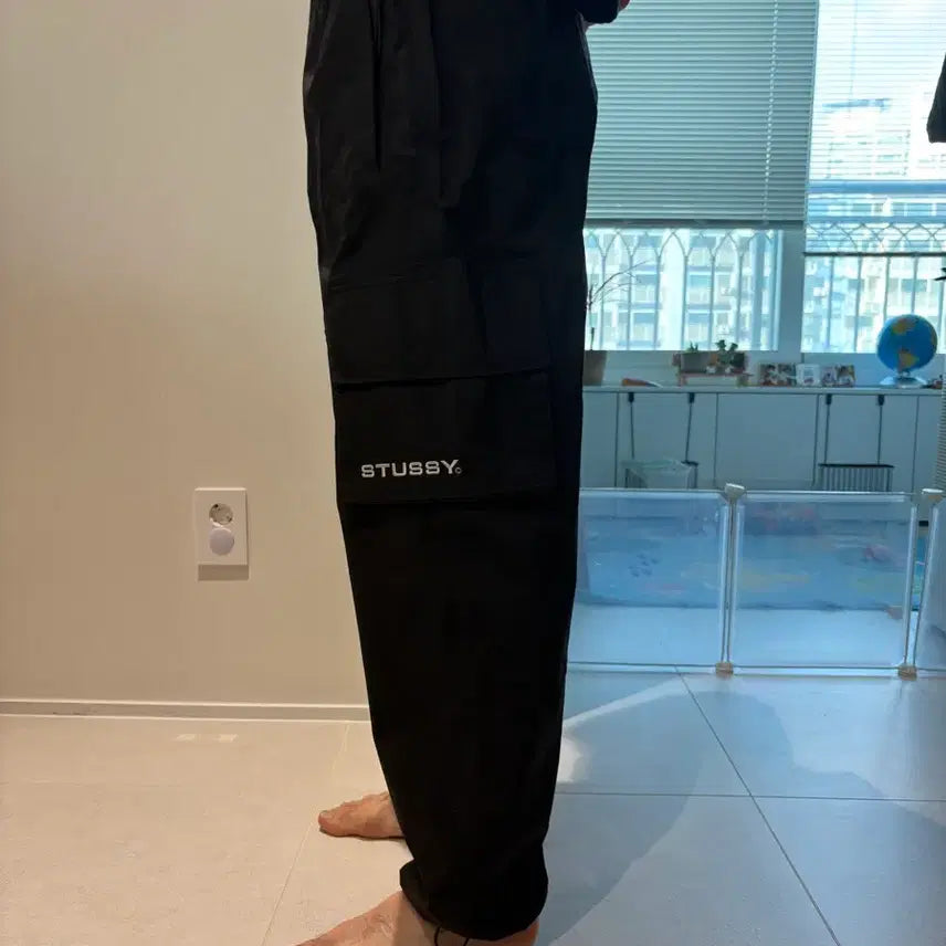 [BUNJANG] Stussy Cargo Jogger Pants (Black) M / Stussy 스투시 블랙 카고 조거 팬츠 M(새상품)