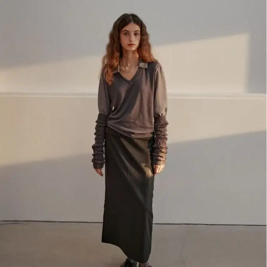 [BUNJANG] Auroro Stripe Skirt / 아우로 스트라이프 스커트