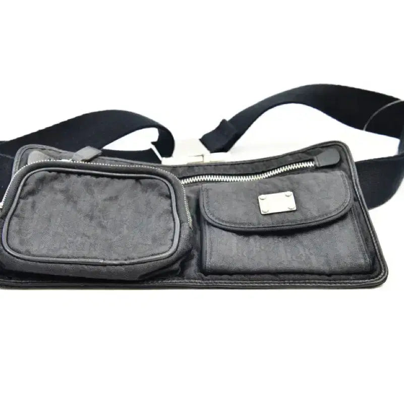 [BUNJANG] Dior Trotter Canvas Waist Bag / 디올 트로터 캔버스 웨이스트백 (정품)