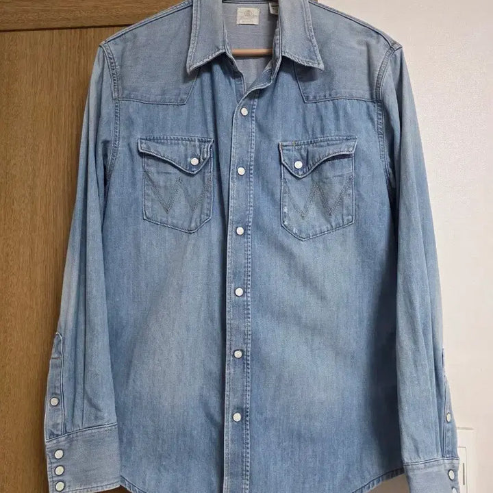 [SOLD OUT] [M] 와코마리아 x 랭글러 웨스턴 데님 셔츠