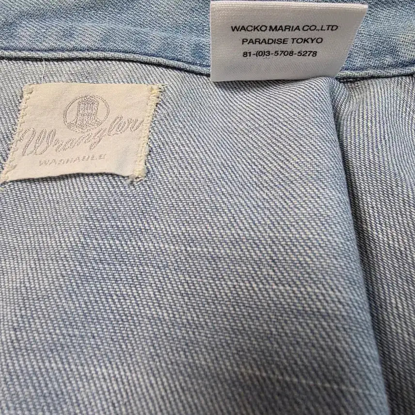 [SOLD OUT] [M] 와코마리아 x 랭글러 웨스턴 데님 셔츠