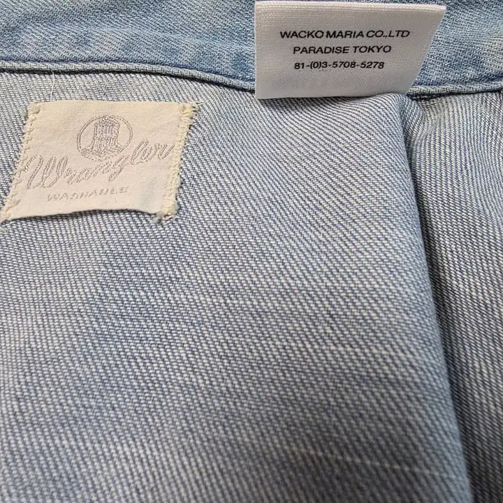 [SOLD OUT] [M] 와코마리아 x 랭글러 웨스턴 데님 셔츠