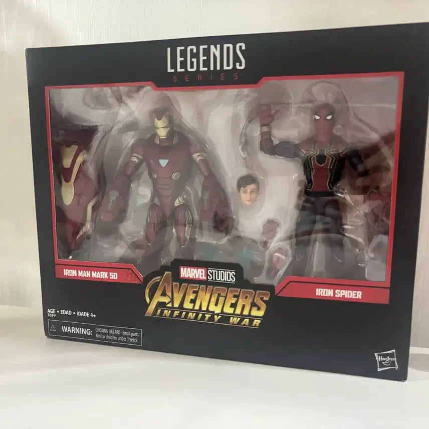 [BUNJANG] Marvel Legends Iron Man & Spider-Man Action Figure Set / [미개봉]마블레전드 아이언맨&스파이더맨