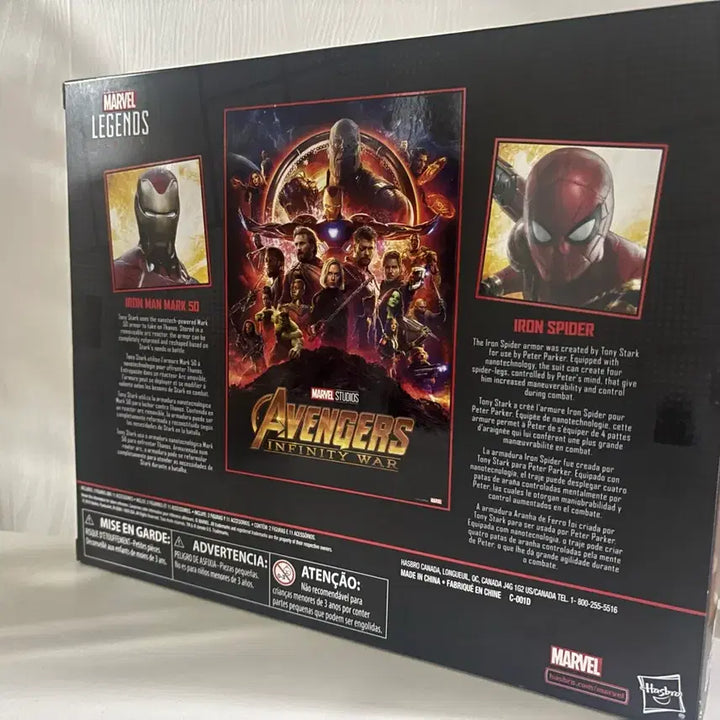 [BUNJANG] Marvel Legends Iron Man & Spider-Man Action Figure Set / [미개봉]마블레전드 아이언맨&스파이더맨