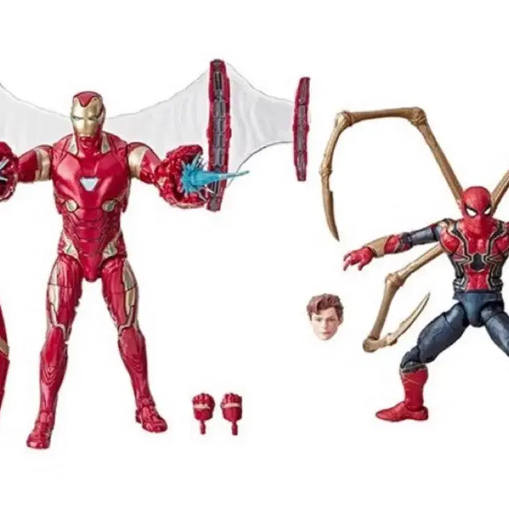 [BUNJANG] Marvel Legends Iron Man & Spider-Man Action Figure Set / [미개봉]마블레전드 아이언맨&스파이더맨