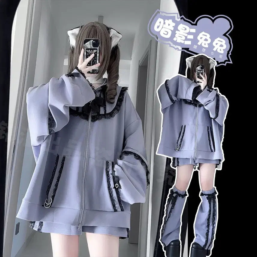 [BUNJANG] Subculture Hoodie / 지뢰계 서브컬처 후드티(2컬러)