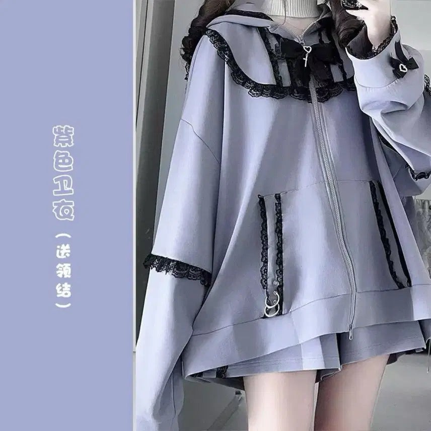 [BUNJANG] Subculture Hoodie / 지뢰계 서브컬처 후드티(2컬러)