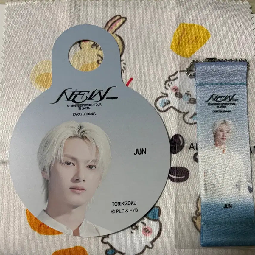 [BUNJANG] Seventeen Jun Torikizoku Flag Keyring / 세븐틴 준 일본 토리키조쿠 특전, 플래그 키링 양도