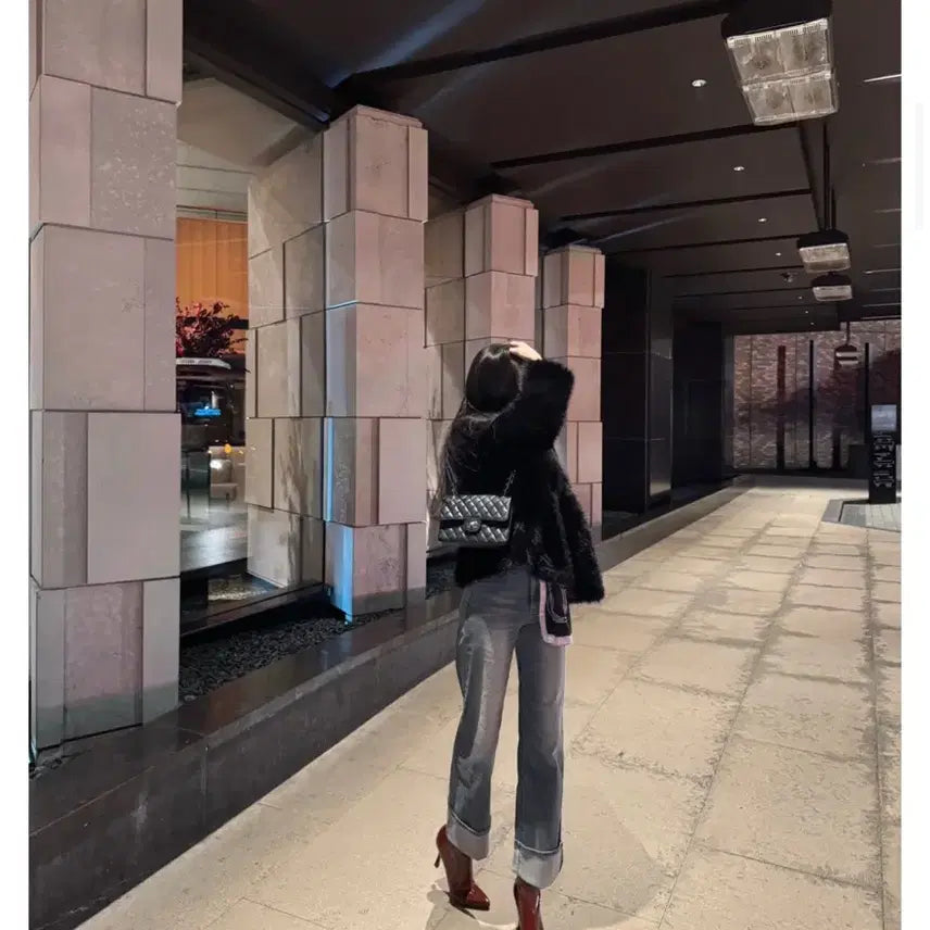 [BUNJANG] Concept J Leu Gray Denim / 컨셉제이  leu 뤼 그레이 데님
