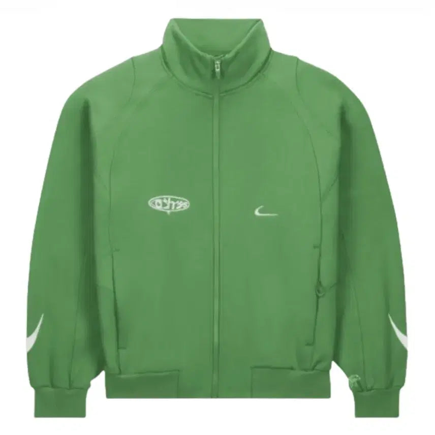 [BUNJANG] Nike Off-White Mock Neck Track Jacket Green L / 나이키x오프화이트 / 모크넥 트랙 자켓 그린 / L