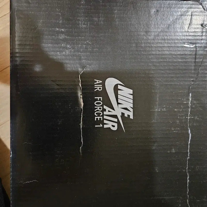 [BUNJANG] Nike Air Force 1 White Black Stitch Sneakers / 나이키 에어포스1 흰검 스티치 운동화