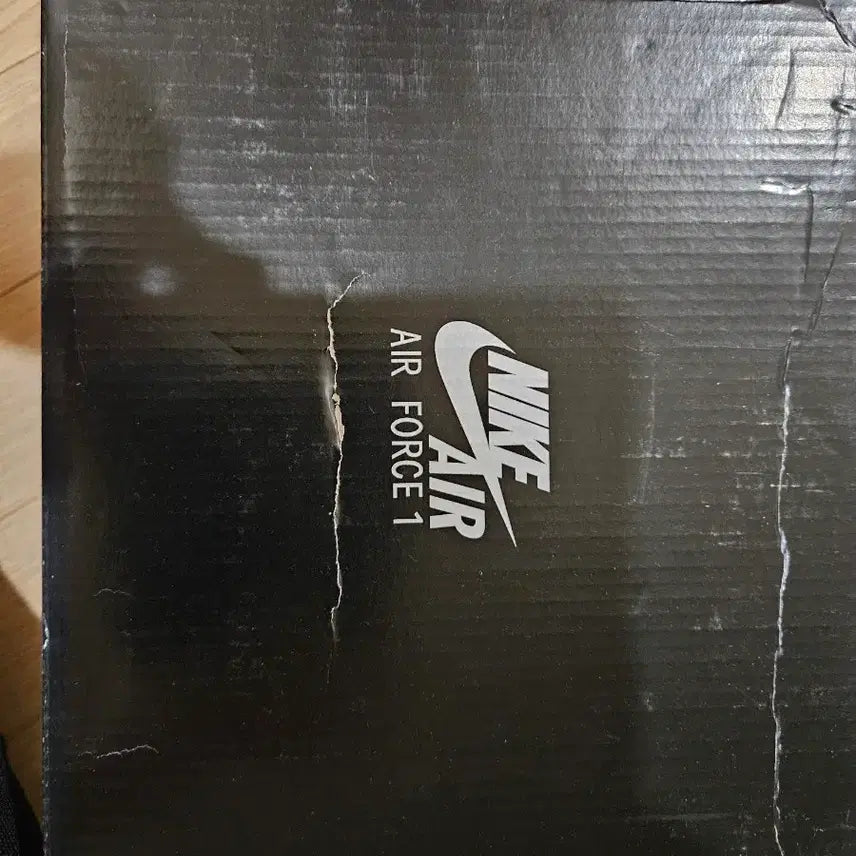 [BUNJANG] Nike Air Force 1 White Black Stitch Sneakers / 나이키 에어포스1 흰검 스티치 운동화