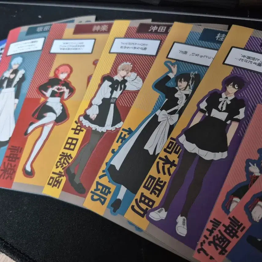 [BUNJANG] Gintama Maid Costume Sticker Set / 은혼 메이드복 스티커 긴토키 카구라 소고 카츠라 타카스기 카무이