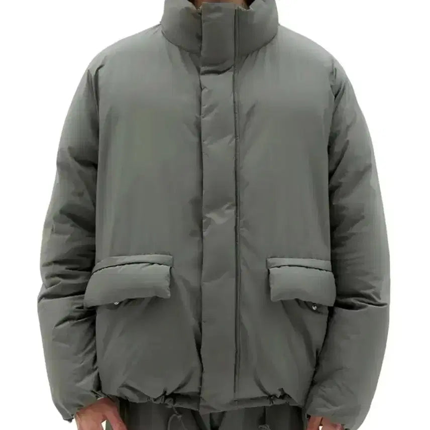 [BUNJANG] Brown Yard Utility Goose Down Parka Olive Gray (Size 4) / 브라운야드 유틸리티 구스다운 파카 패딩 올리브그레이 (4사이즈)