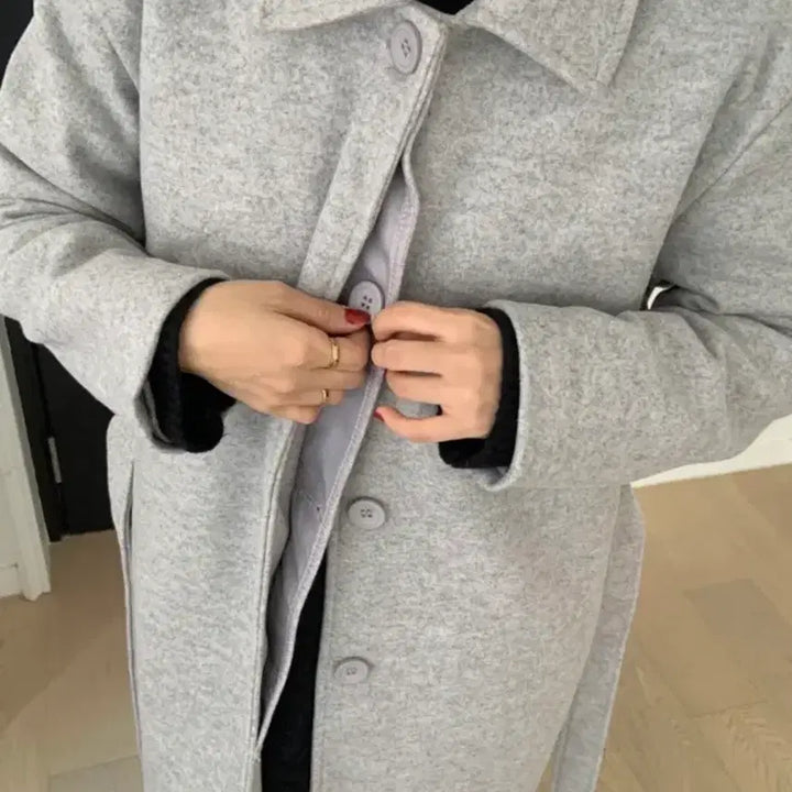 [BUNJANG] Long Coat Gray / 롱코트 그레이