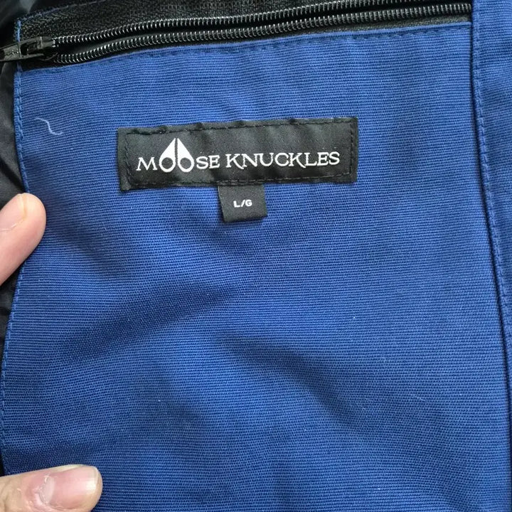 [BUNJANG] Moose Knuckles Down Padded Jacket Blue / 무스너클 다운 패딩 자켓 블루 L/G 사이즈