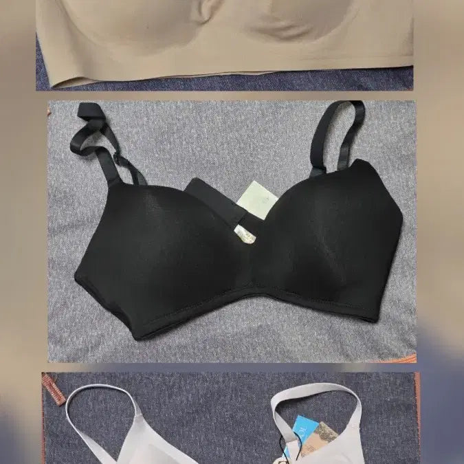 [BUNJANG] Venus Evelyn Bra Bundle Set / 3개가격#노와이어 브라# 비너스  에블린 신영와코루 베이지 블랙