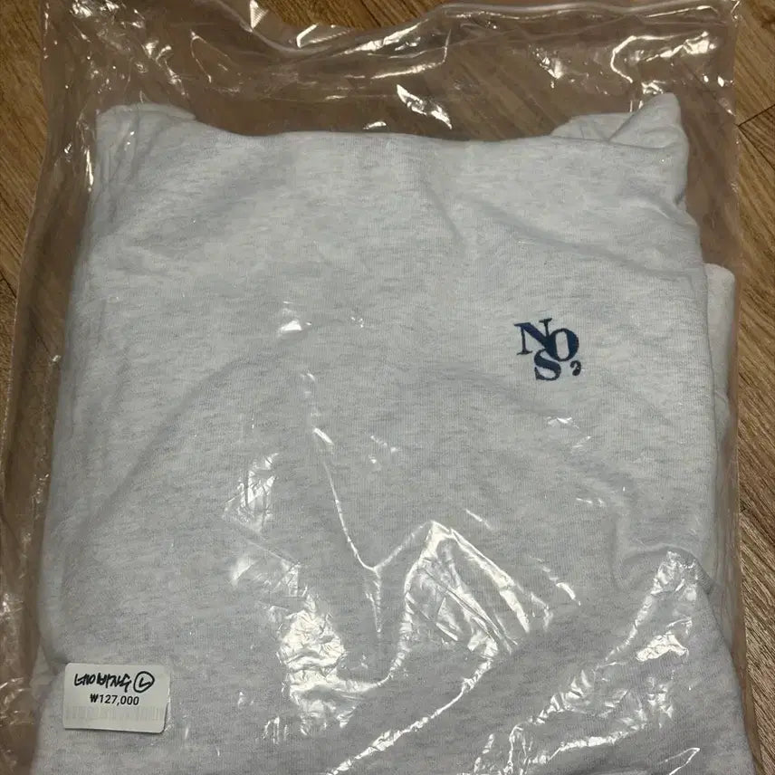 [BUNJANG] NOS7 Navy Embroidered Hoodie / (L) NOS7 네이비 자수 후디 (기모)