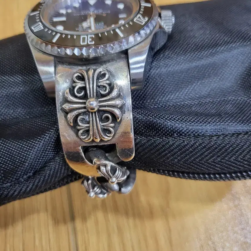 [BUNJANG] Men's Silver Watch Band / 남자 은시계줄