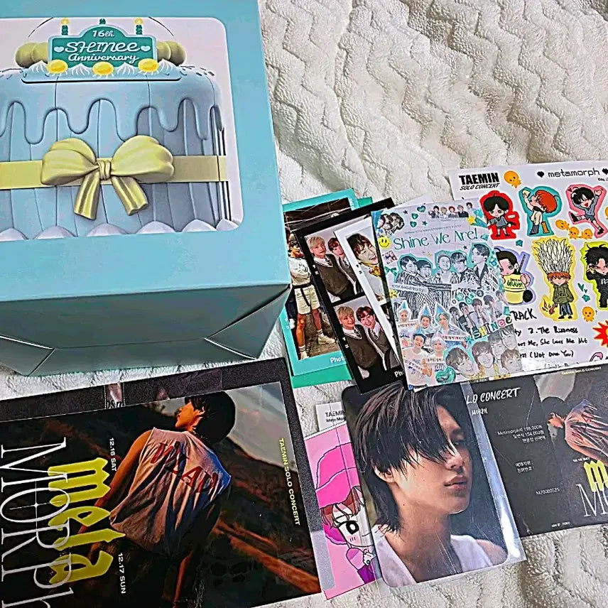 [BUNJANG] Shinee Guiltymi Unsealed 16th Anniversary Cake Box / 샤이니 16주년 Anniversary 케이크 박스 새제품